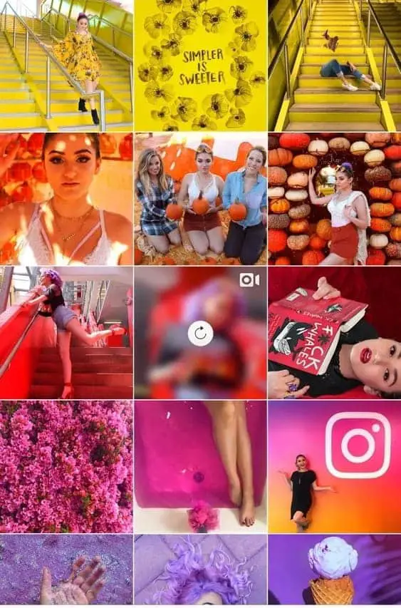 Regenbogen Instagram Theme